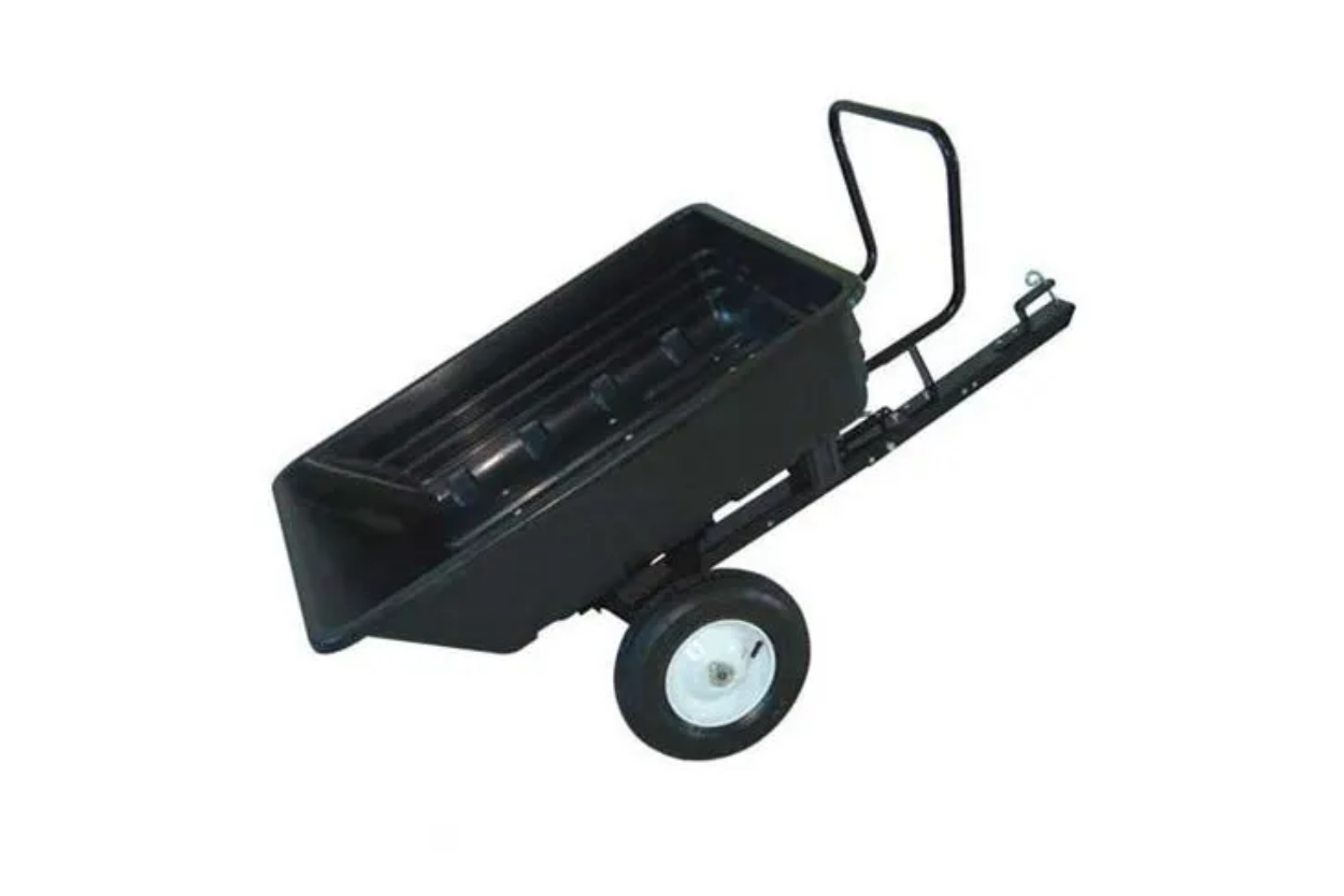 650LB Poly Dump Trailer For Ride On Tractor Mower
