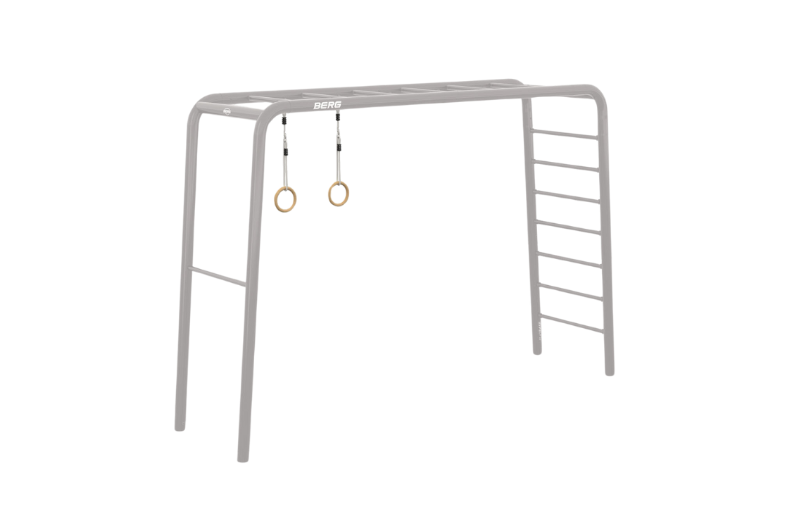 BERG PlayBase Wood Gym Rings Only