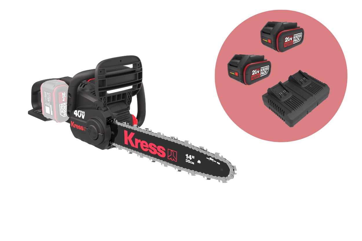 Kress KG346 40V Chainsaw Bundle Kit