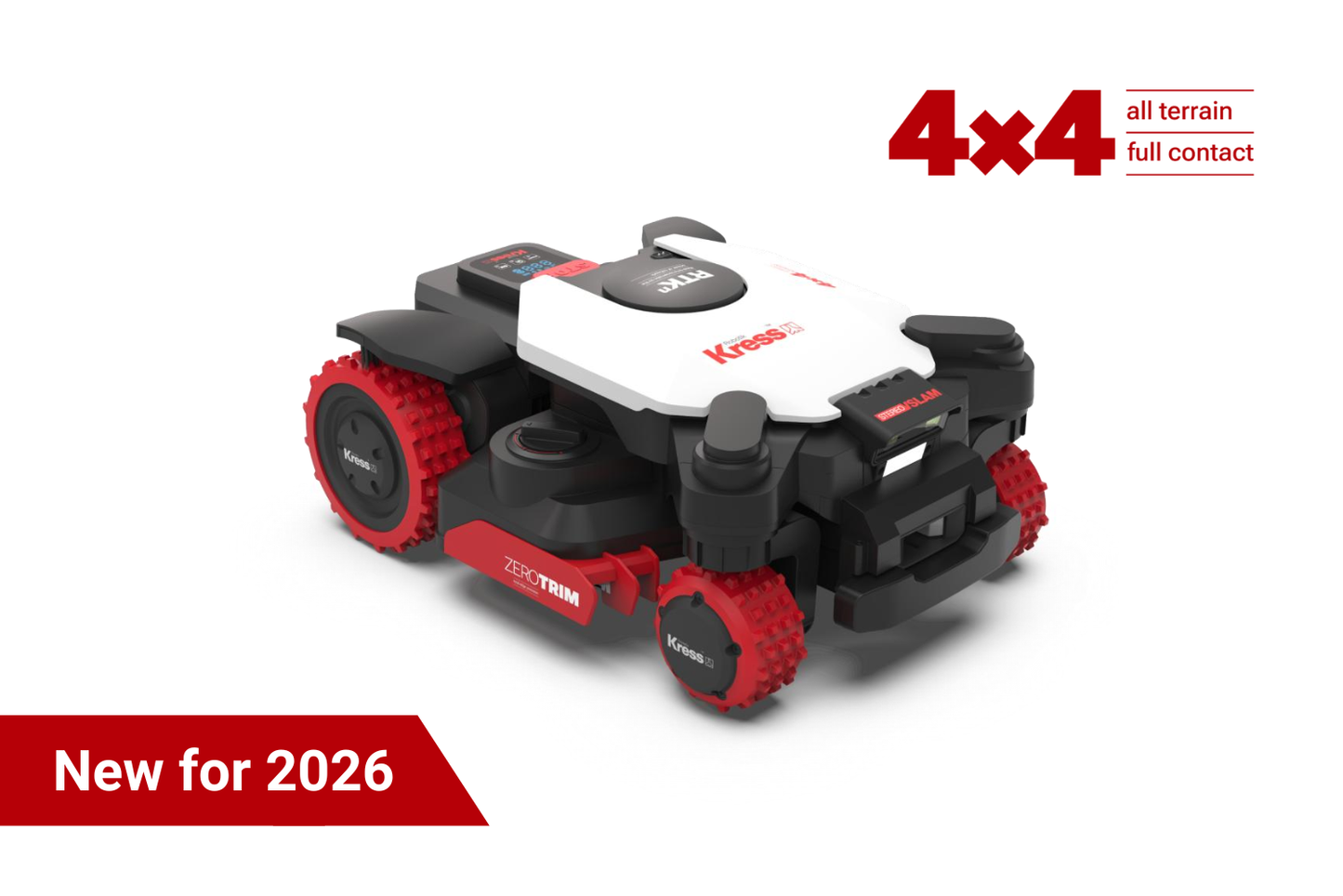Kress KR281E 4WD All Terrain EyePilot Robotic Mower RTKn 1500m2