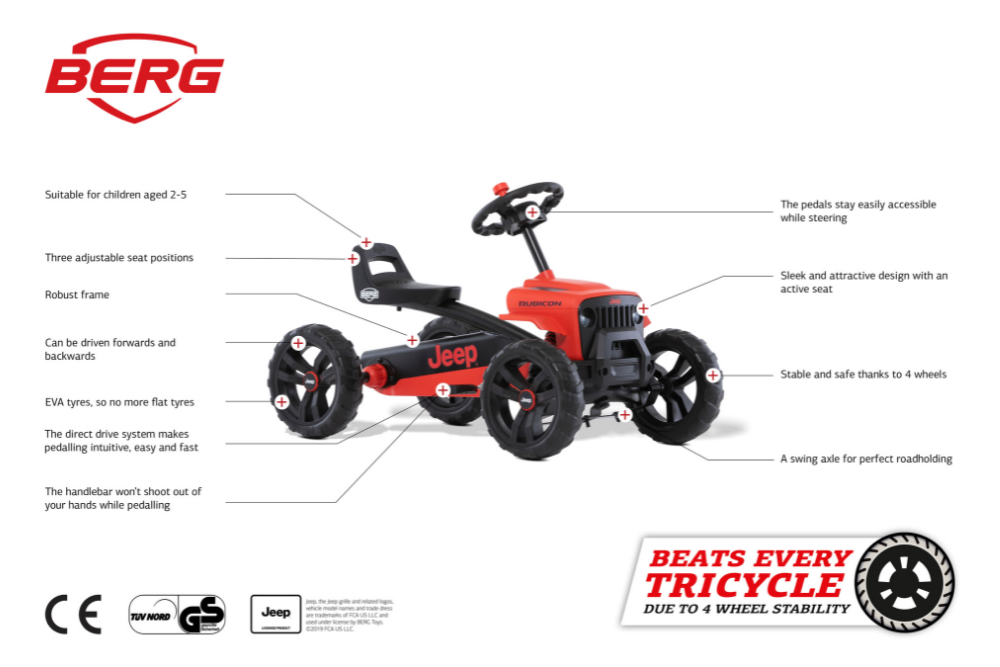 BERG Buzzy Jeep Rubicon