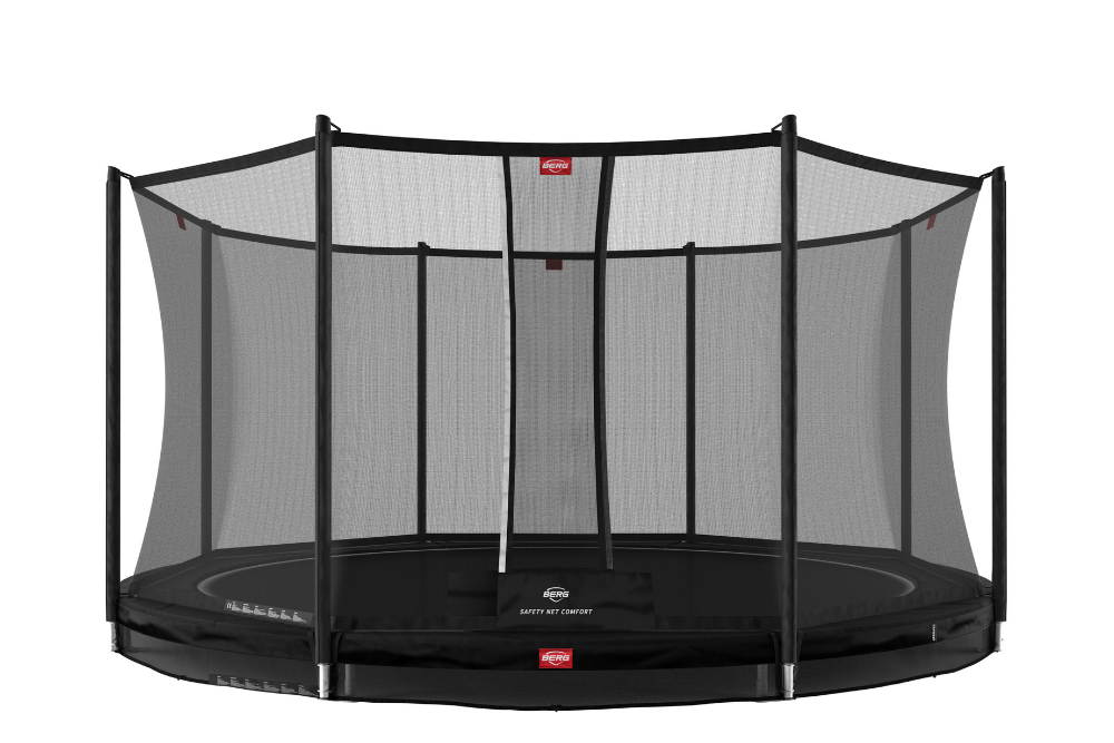 BERG InGround Favorit Black 14ft + Safety Net Comfort