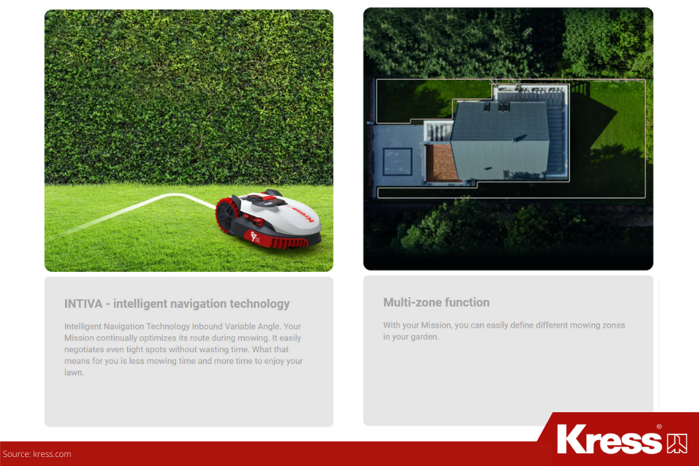 KR136E MEGA Robot Mower 6000m2
