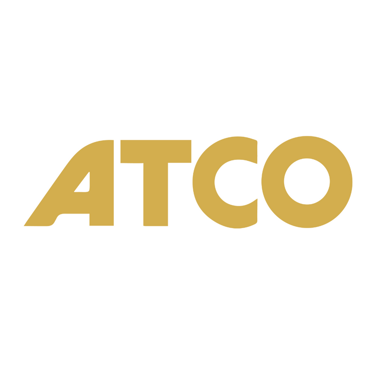 Image of Atco Logo on white background. Gerry Croffey Garden Machinery gerrycroffey.ie