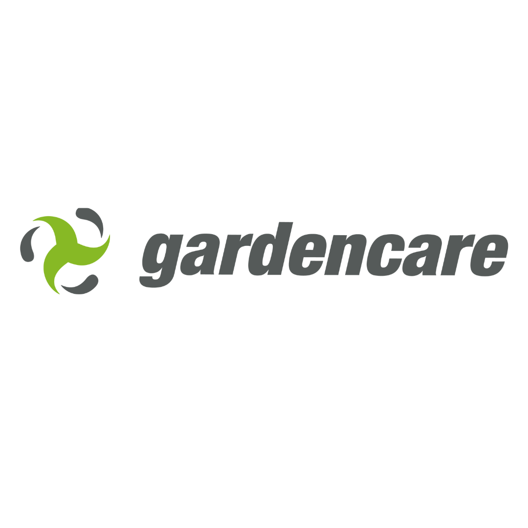 Image of Gardencare Logo on a white square background. Gerry Croffey Garden Machinery gerrycroffey.ie