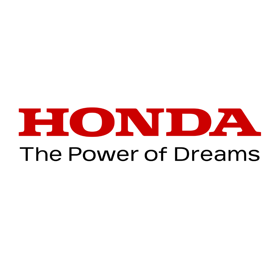 Image of red Honda Logo on a white square background. Gerry Croffey Garden Machinery gerrycroffey.ie