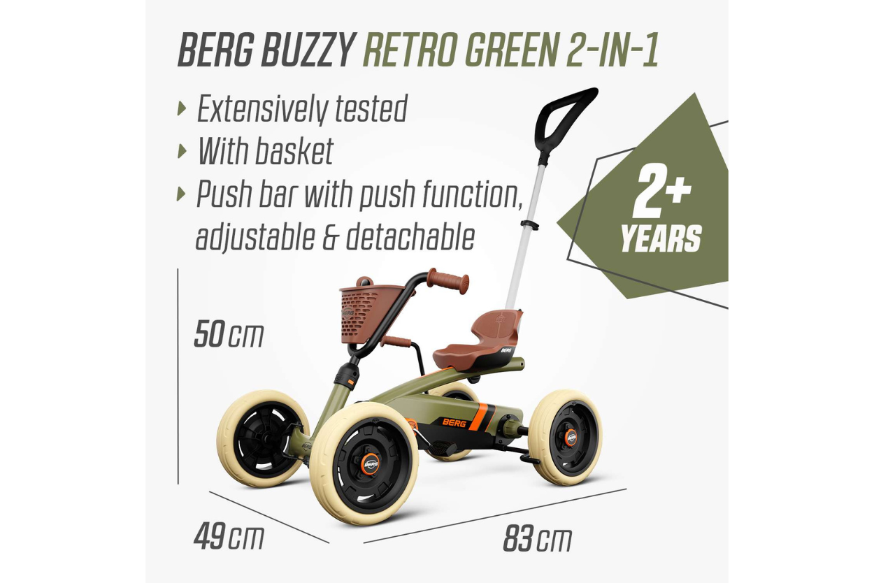 BERG Buzzy Retro 2-in-1 Green