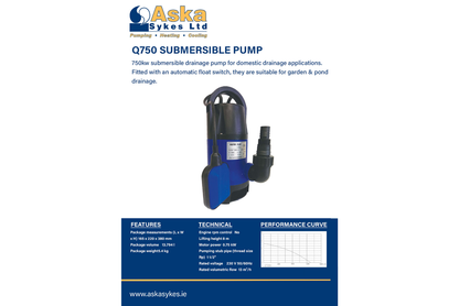 Submersible Pump Q750 Auto