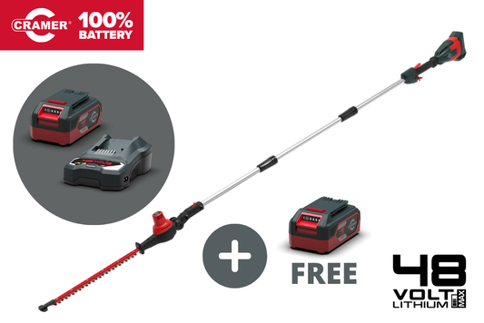 Cramer 48PH 48V Long Reach HedgeCutter