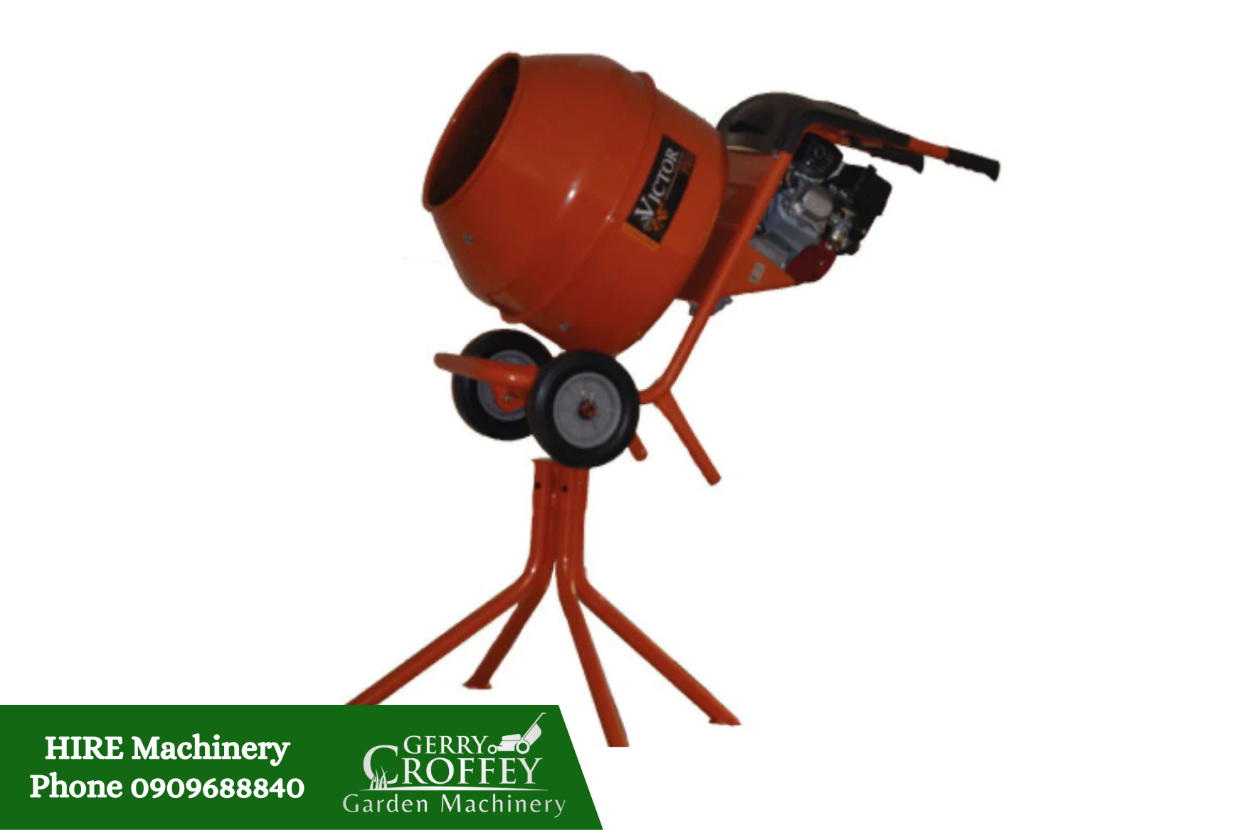 Hire Cement Mixer – Gerry Croffey Garden Machinery Ltd.