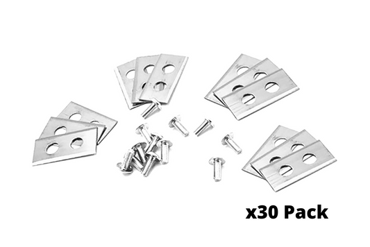 30 Pack Replacement Kress Stainless Steel Robotic Mower Blades