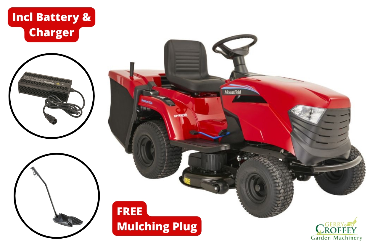 Mountfield Freedom 30E 33" Battery-Powered Electric Ride-On Lawn Mower