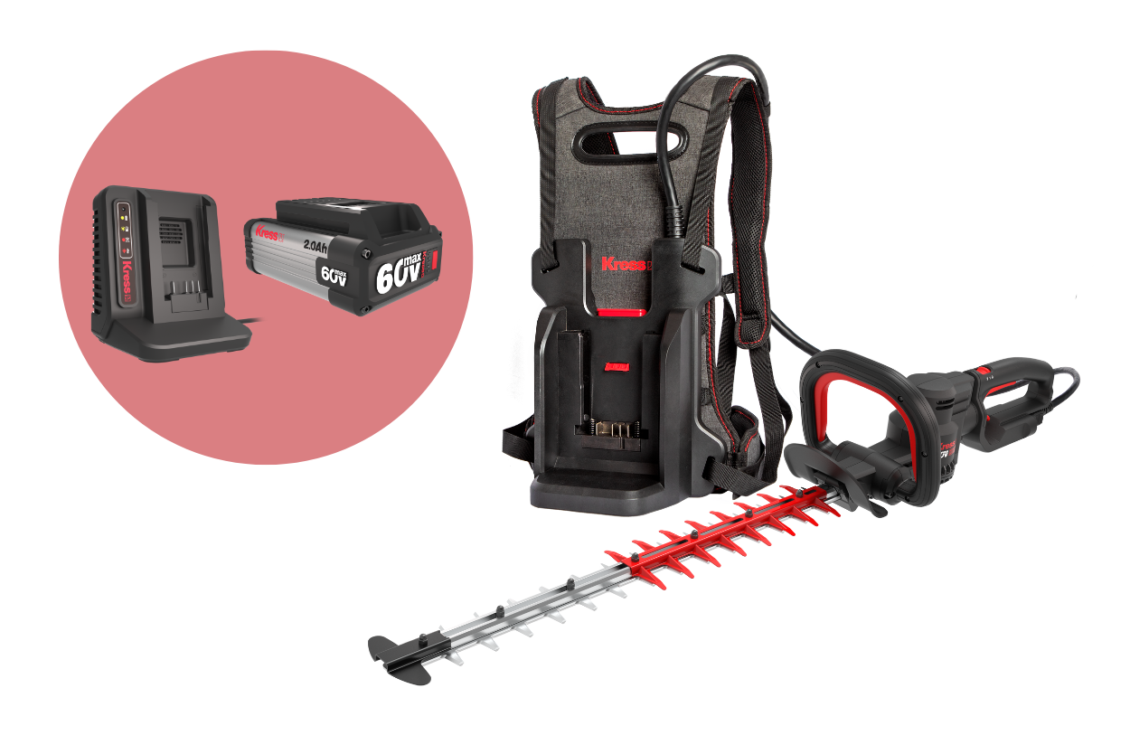 Kress KG260E 60V Hedgecutter Set