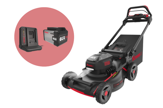 Kress KG760E.9 20" 60V Lawnmower Bundle Kit