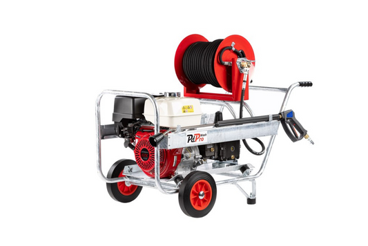 Honda GX390 21Lpm Power Washer + 40 Metre Reel