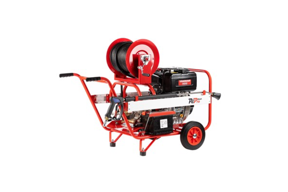 Pd Pro Diesel 10 Hp Pressure Washer & 40m Reel